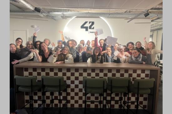 Photo de groupe - promotion 2025 Fondation Free 