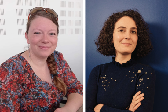 Jeannie Fages enseignante, et Chloé Laudereau, déléguée de l’École de la générosité.