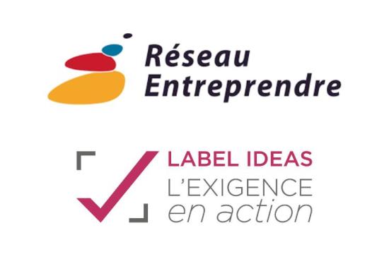Label IDEAS pour Fédération Réseau Entreprendre