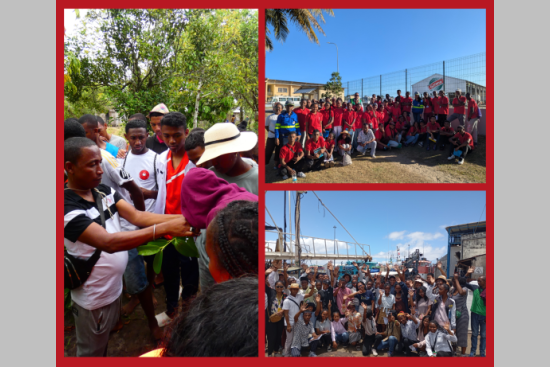43 jeunes de Graines de Bitume en immersion à Tamatave, ville portuaire