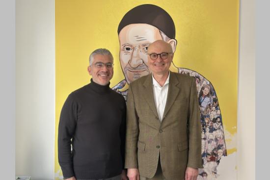 Les présidents du Liban et de la France