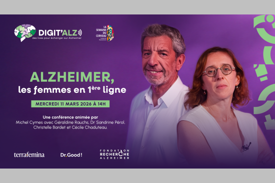Michel Cymes et Géraldine Rauchs, conférence Digit'Alz