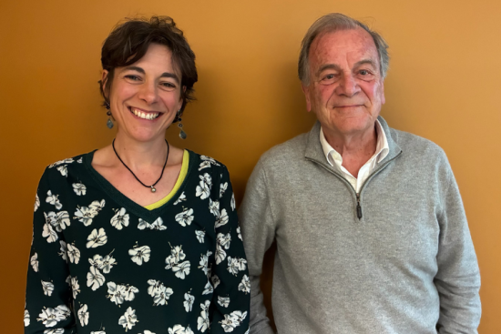 Marion Lelouvier est la présidente du Centre français des fonds et fondation, François Debiesse président d'Admical. Crédit : Frédéric Vuillod, Mediatico. 