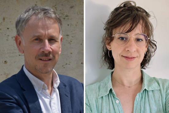 Philippe Mayol, directeur général de la Fondation Terre Solidaire, et Léa Bernard, animatrice et coordinatrice de l’ARDEAR Auvergne-Rhône-Alpes. 