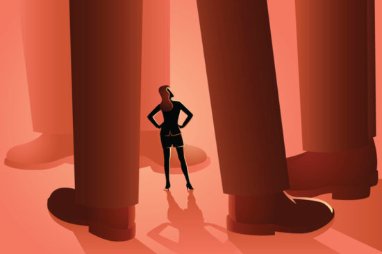 Les femmes représentent moins d’un quart du 1 % des salariés les mieux rémunérés. Crédit : iStock / rudall30.