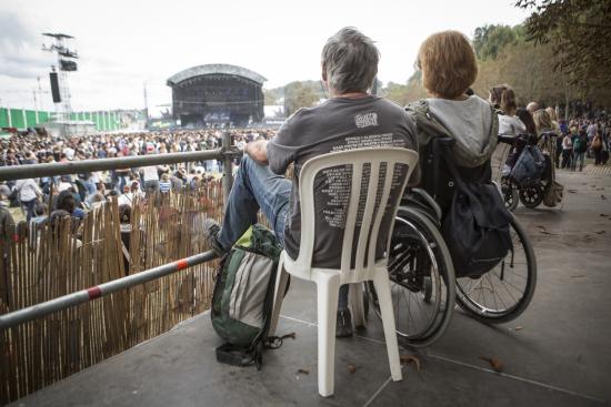 Malakoff Médéric, mécène de l'accessibilité à Rock en Seine