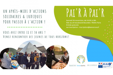 Pai'R à Pai'R : un après-midi d'actions solidaires et ludiques pour passer à l'action entre jeunes de tous horizons