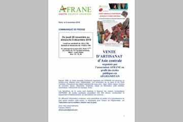 Vente d'artisanat afghan et d'Asie centrale