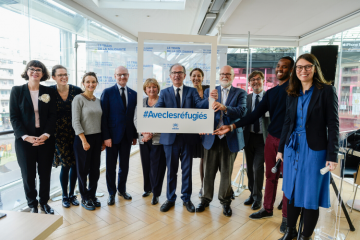 La Fondation Groupe SNCF embarque sur le Train de la Solidarité #Aveclesréfugiés