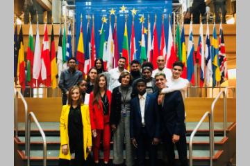 Une délégation de l’École de la 2e Chance de Marseille au Parlement européen
