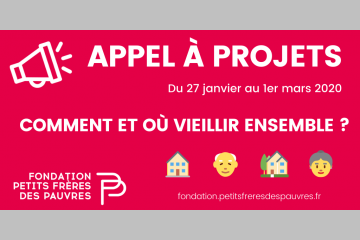 La Fondation des Petits Frères des Pauvres lance son 3ème Appel à projets