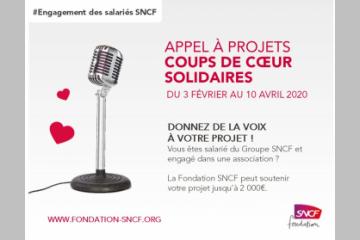 Fondation SNCF : l’édition 2020 des Coups de cœur Solidaires est lancée ! Crédit photo : Fondation SNCF