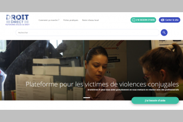 Violences conjugales : Lancement de droitdirect.fr à Paris  pour accompagner les victimes