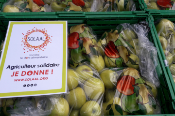 #ValorisonsLesSolidarités : Face à la crise, SOLAAL organise les dons agricoles auprès des associations d'aide alimentaire. Crédit photo : SOLAAL