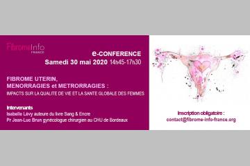 Econférence: Fibrome utérin, menstruations, ménorragies et métrorragies