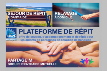 Handicap : une plateforme de répit pour les proches aidants