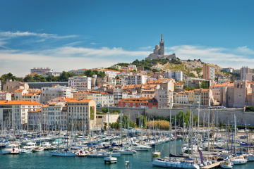 Vue de Marseille. Crédit photo : Delpixart.