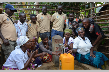 « Villages et écoles assainis » : un programme complet et participatif, eau, assainissement hygiène et agriculture, au Sud Kivu (RDC) porté par le Secours Catholique-Caritas France et Caritas développement Bukavu