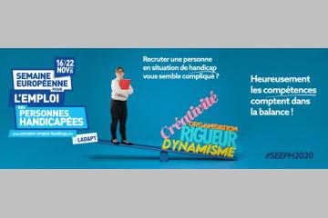 Semaine pour l'emploi des personnes handicapées - lundi 16 novembre 2020