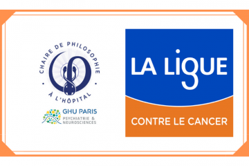 Logos de la Chaire de Philosophie à l'hôpital et de la Ligue Nationale Contre le Cancer, lauréats de l'appel à projets 2020 de la Fondation d'entreprise ADREA