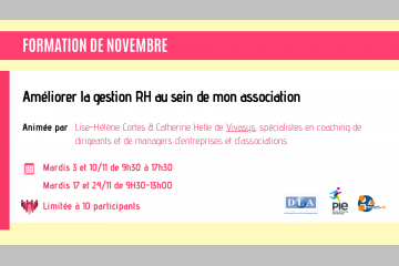 Formation : Améliorer la gestion RH au sein de mon association