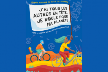 Affiche officielle de la Journée mondiale du refus de la misère. Crédit photo : Collectif Refuser le Misère 2020.