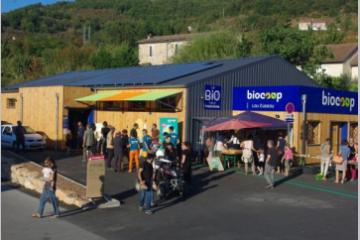 Biocoop Sainte Affrique. Crédit : Enercoop Midi Pyrénées