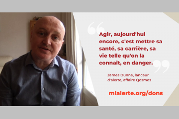 James Dunne soutient la Maison des Lanceurs d'Alerte