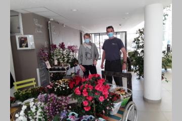 Truffaut Quimper, le marchand de fleurs et de bonheur, est passé à la Fondation Massé-Trévidy !