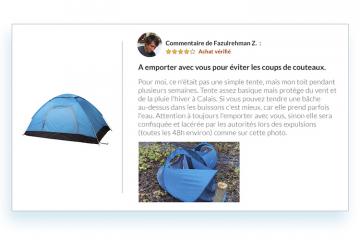 [EN IMAGES] Aide aux migrants : une association utilise Amazon pour appeler aux dons