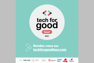 La Fondation Devoteam partenaire du Tech for Good Tour 2021. Crédit visuel : DR.