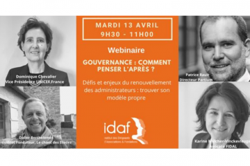 IDAF - Webinaire 13 avril - Gouvernance : comment penser l’après ? 
