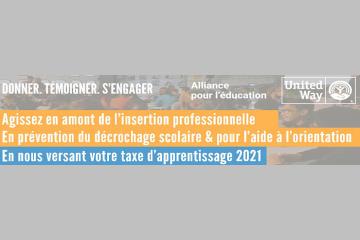 Taxe d'apprentissage 2021: investissez pour l'égalité des chances et l'avenir des jeunes