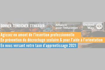 Taxe d'apprentissage 2021: investissez pour l'égalité des chances et l'avenir des jeunes