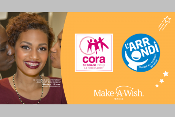 Cora soutient Make-A-Wish France