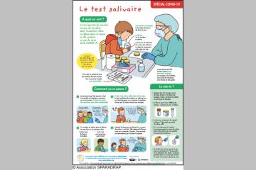 Poster "Le test salivaire"