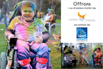 Offrons 1 an d’ateliers Kolibri aux enfants de Cambrai !