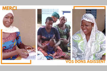 Burkina Faso : Elles vous remercient pour vos dons