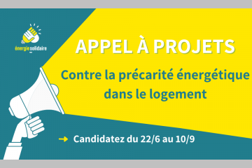 Précarité énergétique : Énergie Solidaire lance son appel à projets 2021 !