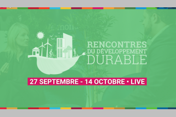 Les Rencontres du Développement Durable reviennent le 27 septembre !