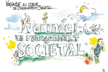 Journée de l’Engagement Sociétal AG2R LA MONDIALE. Crédit illustration : Philippe Lo Presti.