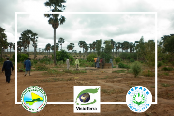 Collaboration avec VisioTerra pour le projet d’adaptation aux changements climatiques des producteurs.trices malien.ne.s du Sahel