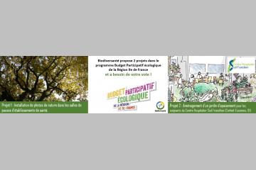 Biodiversanté participe au Budget participatif Région Ile de France et a besoin de votre vote :-)