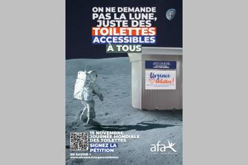 Affiche Journée mondiale des Toilettes afa 2021