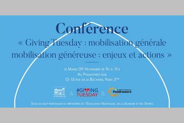 Conférence | #GivingTuesday2021 : tous mobilisés !