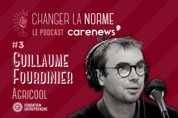 visuel de la sixième saison de Changer La Norme avec Guillaume Fourdinier, Agricool, crédit Carenews