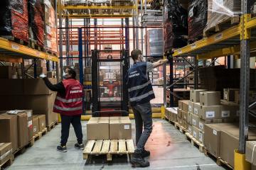 L’Agence du Don en Nature célèbre son 200ème apprenti à son entrepôt-école à Dourges (59)