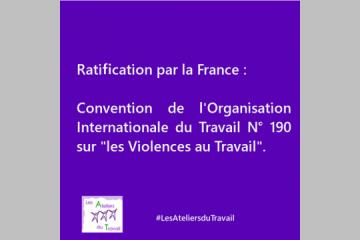 Progrès contre la violence et le harcèlement professionnels
