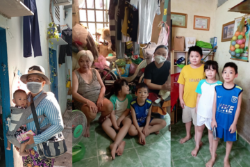 Mme Dung, seule avec ses enfants, sans revenu suite au Covid au Vietnam