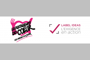 Les Restos du Cœur obtiennent pour la 2ème fois le Label IDEAS